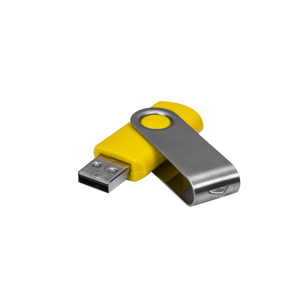 Pen drive giratório metálico - 3
