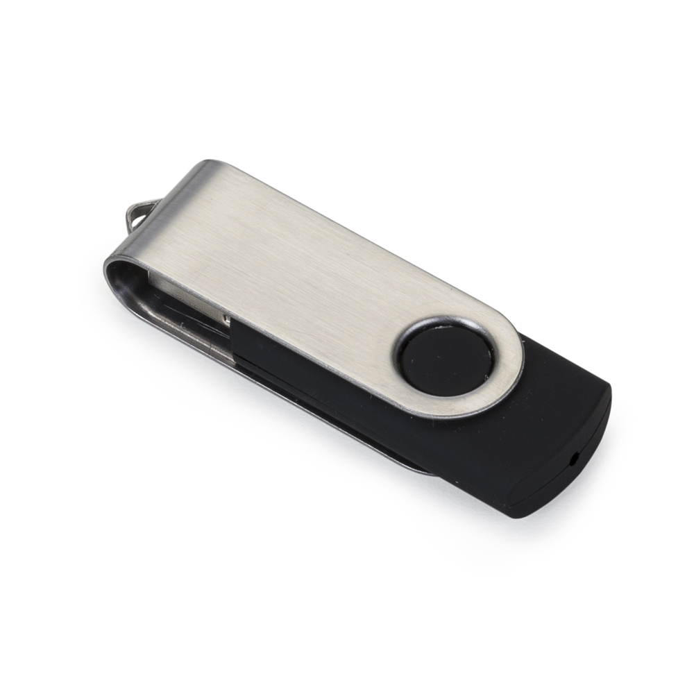 Pen drive giratório metálico - 2