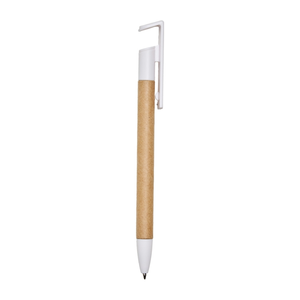 Caneta ecológica com suporte para celular - 3