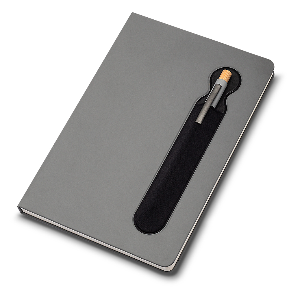 Caderno em pu com pauta 21x14 - 2