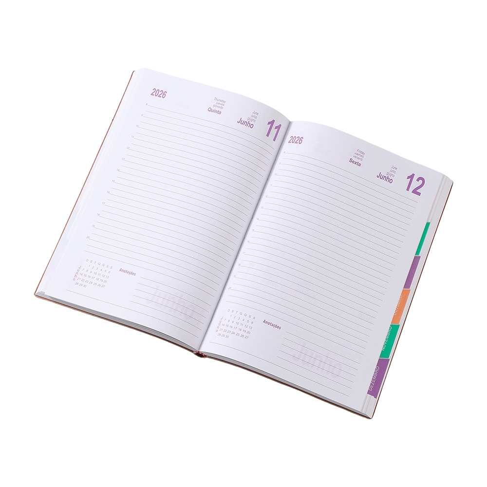 Agenda couro sintético 2026 - 3