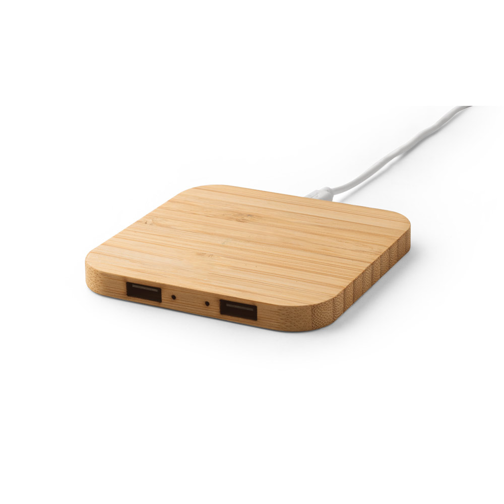 Carregador wireless em bambu 15 w - 4