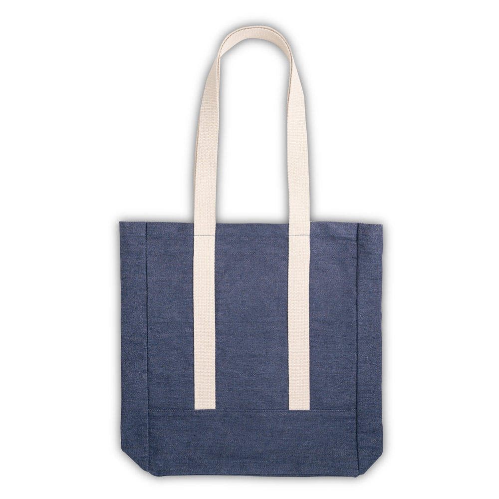 Sacola casual em denim reciclado - 4