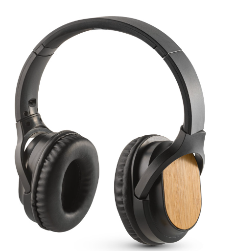 Fones de ouvido wireless em bambu - 2