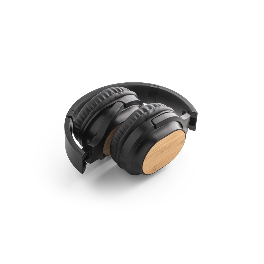 Fones de ouvido wireless em bambu - 4