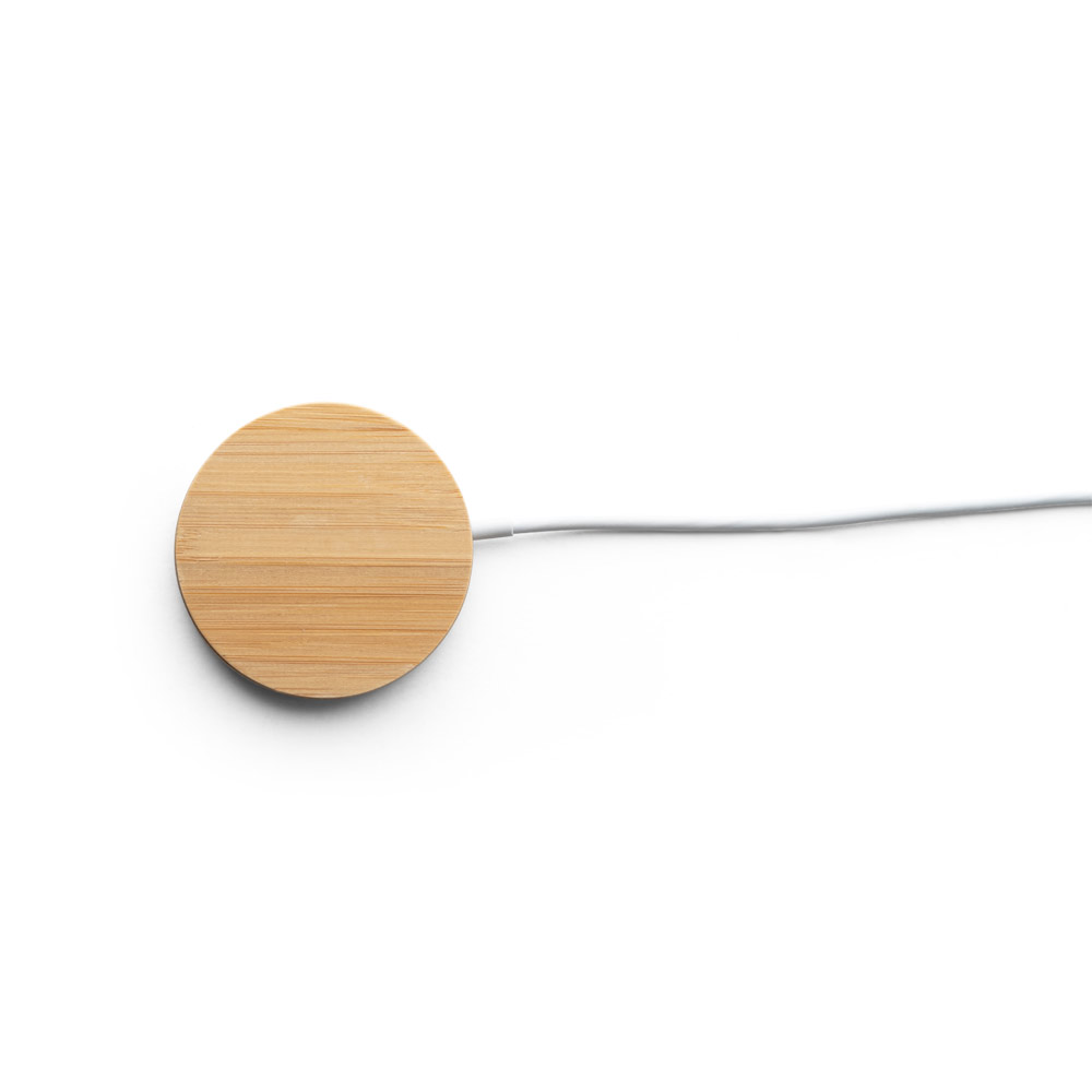 Carregador magnético wireless em bambu 15 w - 3