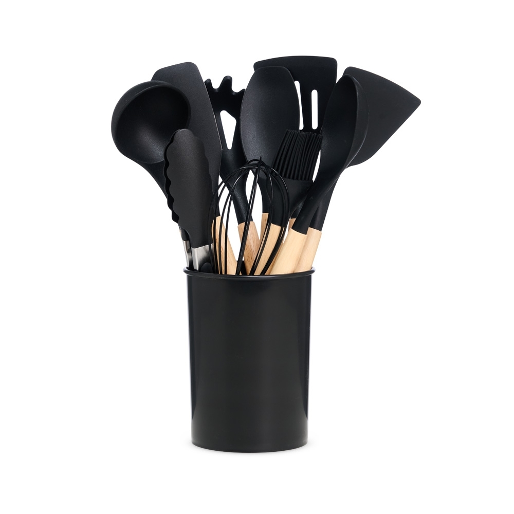 Kit c/ 12 utensílios de cozinha em silicone - 3