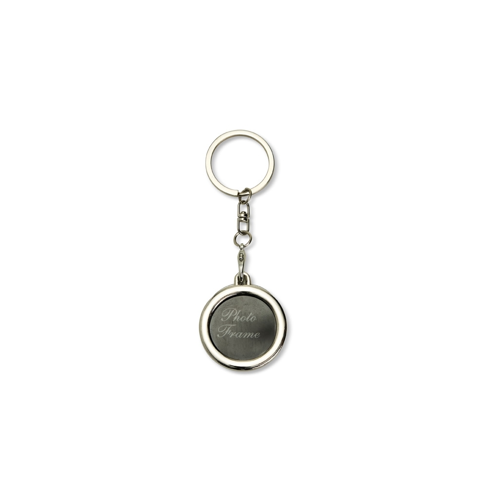 Chaveiro porta-foto inox - 3