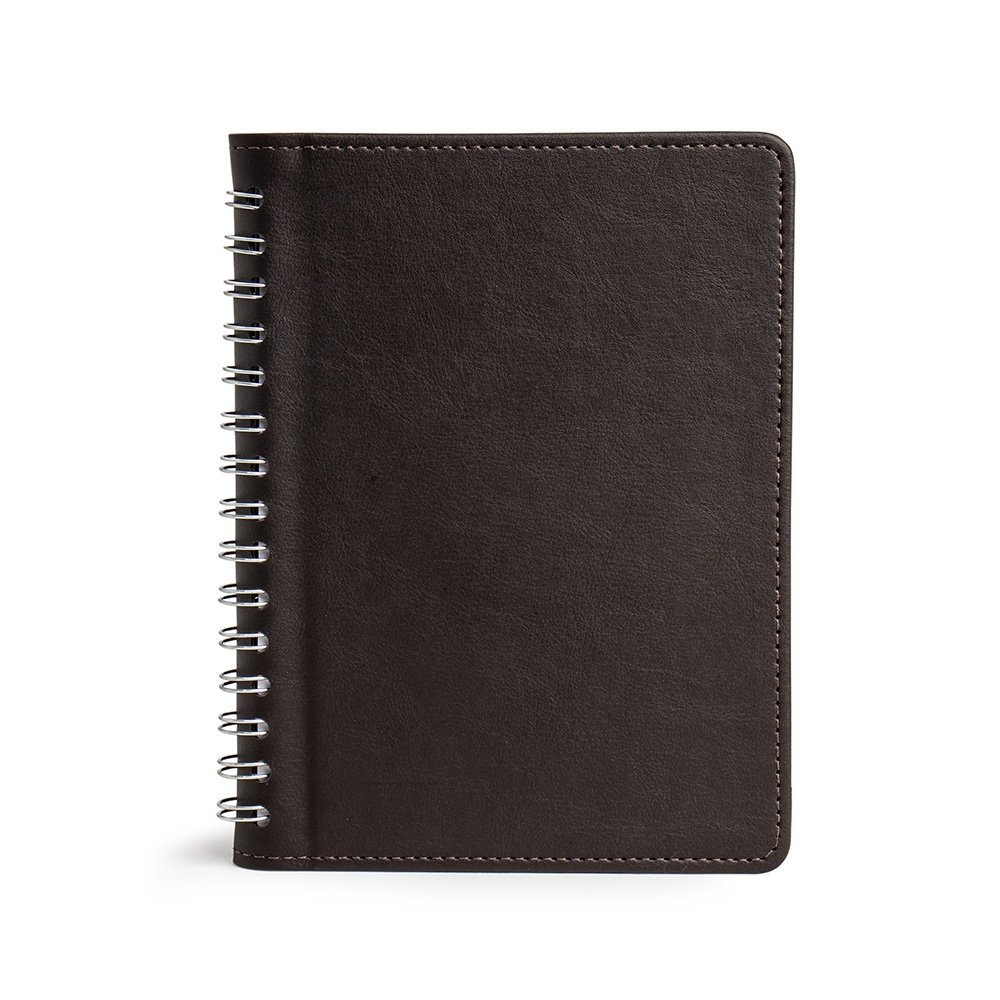 Caderno couro sintético com pauta 21x16 - 2