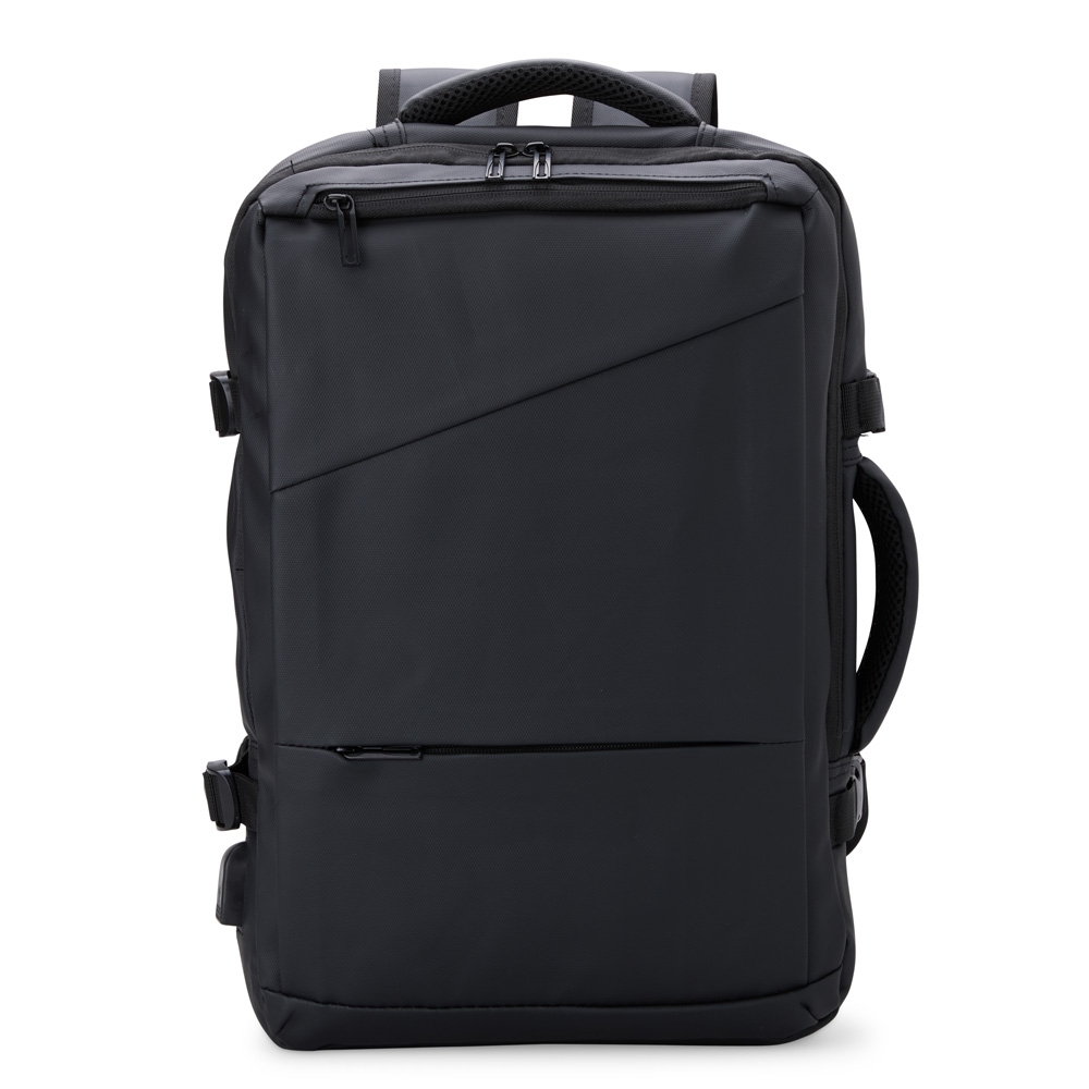 Mochila expansível de couro sintético 15,6" - 2