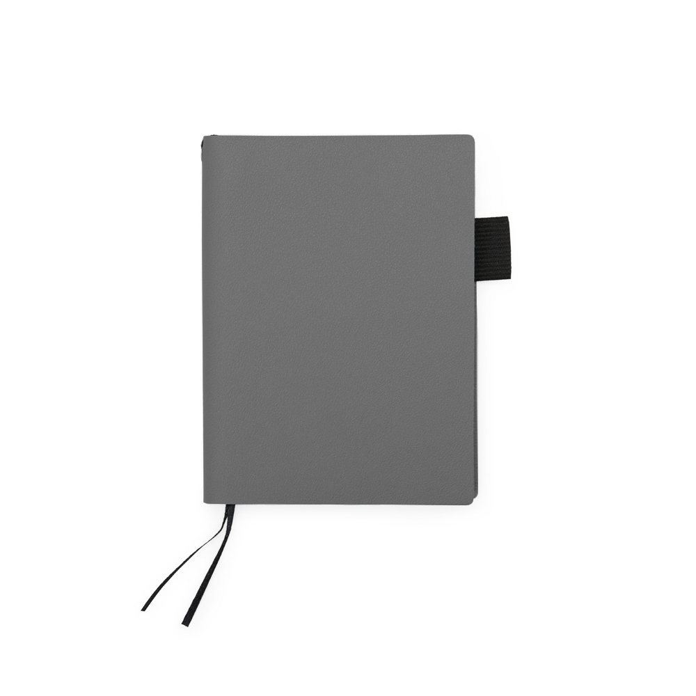 Caderno couro sintético com pauta 14x10 - 6