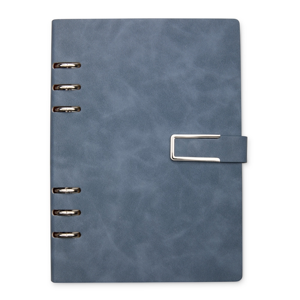 Caderno fichário em pu com pauta 22x16 - 2