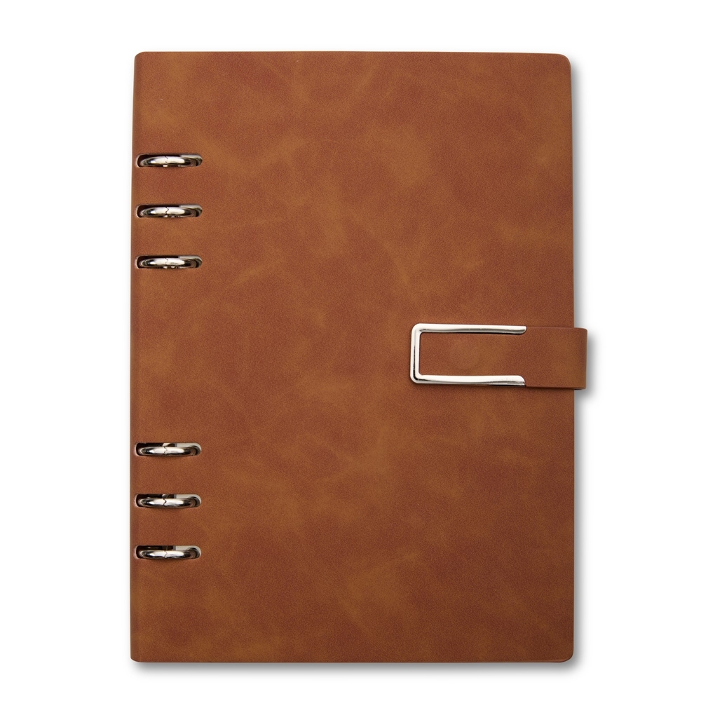 Caderno fichário em pu com pauta 22x16 - 5