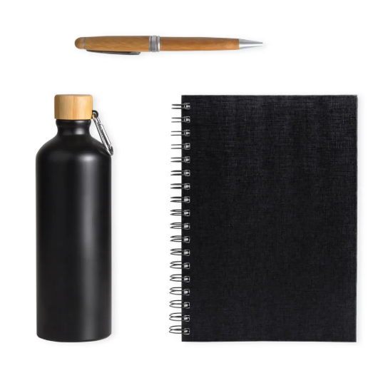 Kit garrafa, caderno e caneta - 2