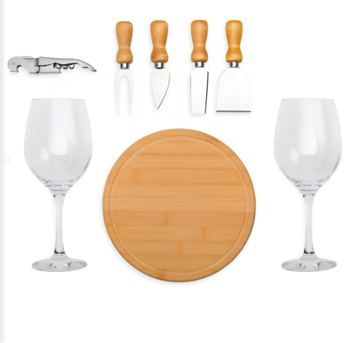Kit queijo e vinho 8 peças - 3