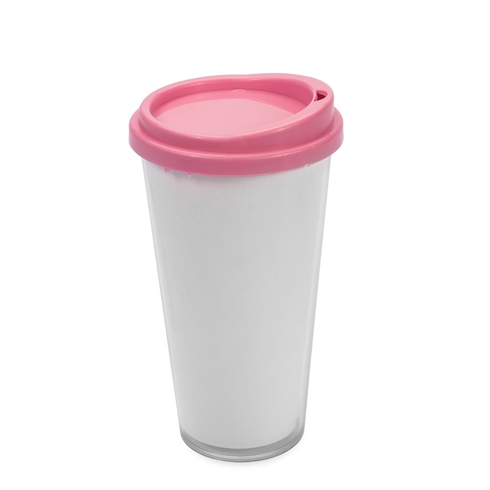 Copo plástico duplo 400 ml - 5