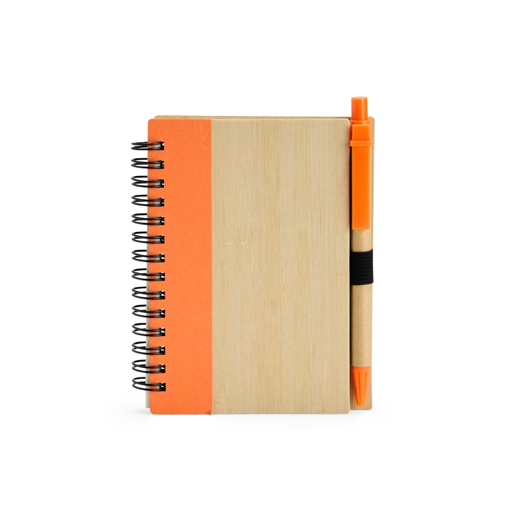 Caderno ecológico com pauta e caneta 13x10 - 3