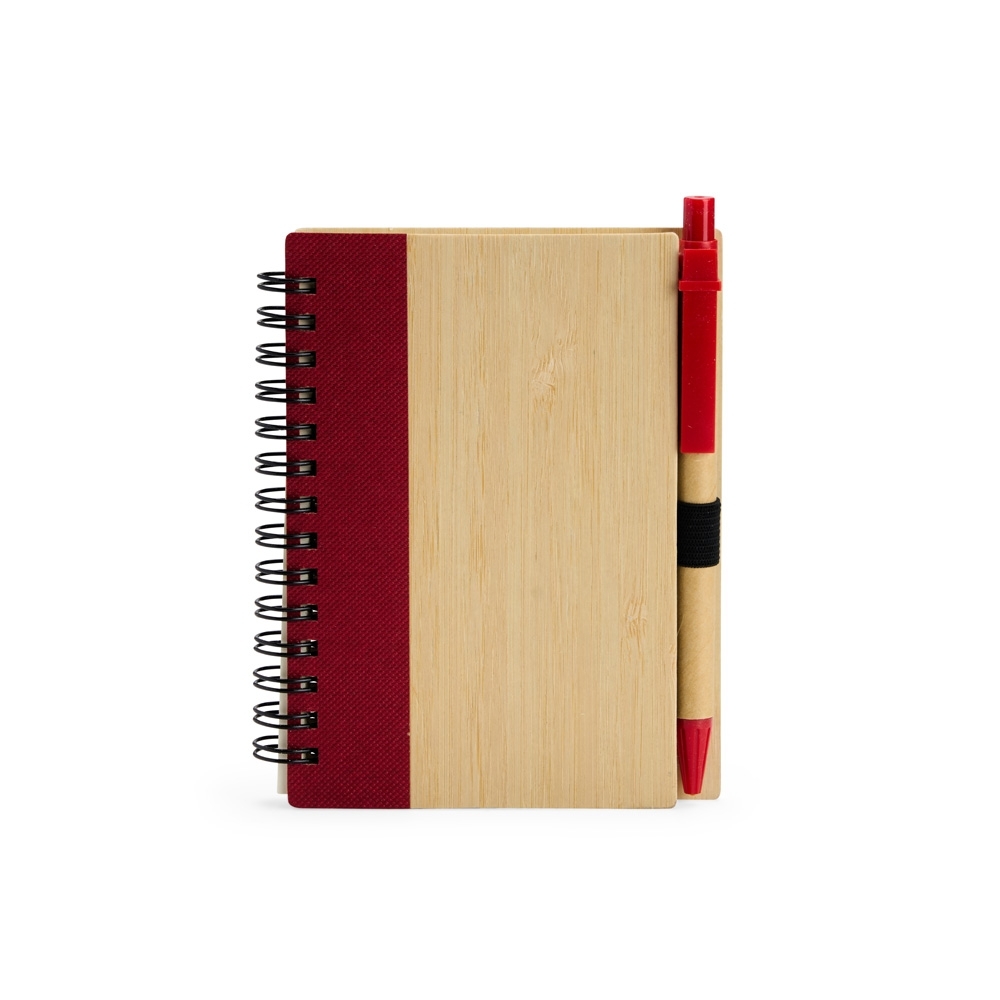 Caderno ecológico com pauta e caneta 13x10 - 6