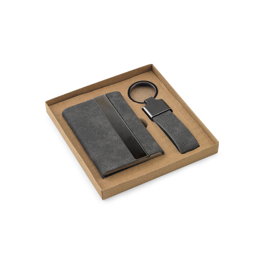 Conjunto por um porta-cartões e chaveiro - 2