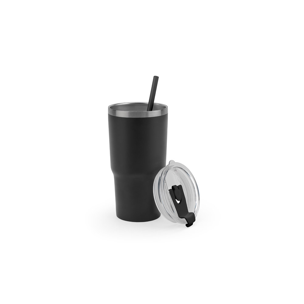 Copo de viagem em aço inox 600ml - 2