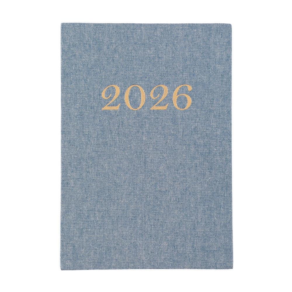 Agenda diária de linho 2026 - 2