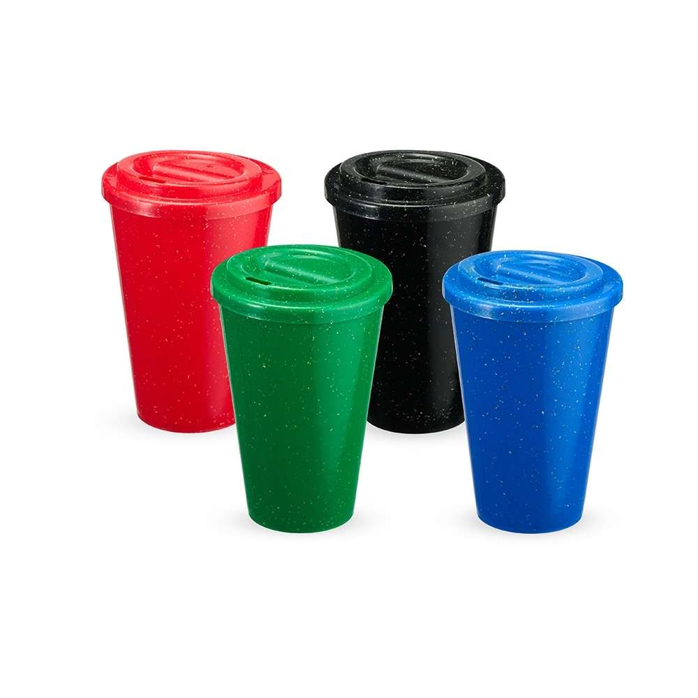 COPO FIBRA DE MADEIRA 450ML - 1