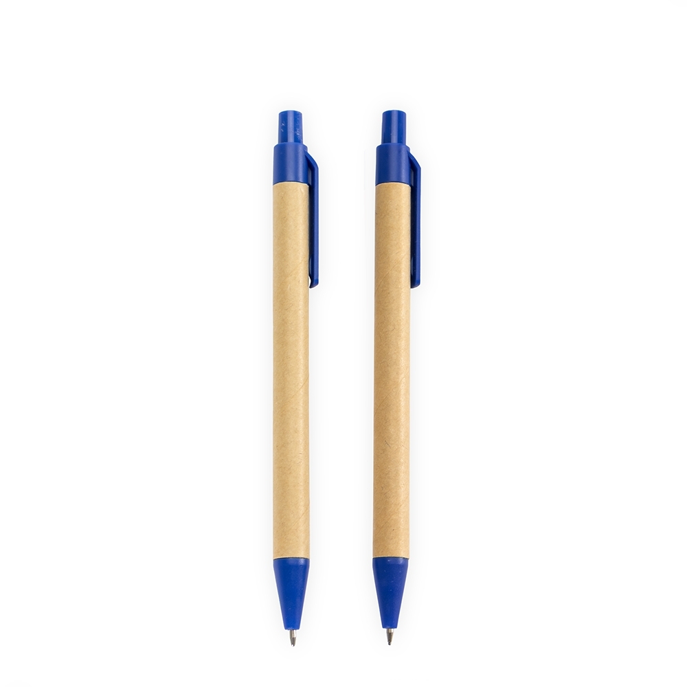 Kit ecológico caneta e lapiseira papelão - 2
