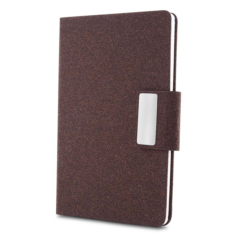 Caderno em pu e fibra de café ou chá - 2