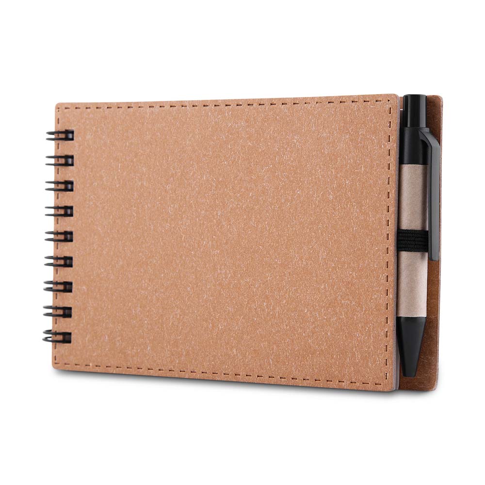 Mini caderno de anotações com caneta - 2