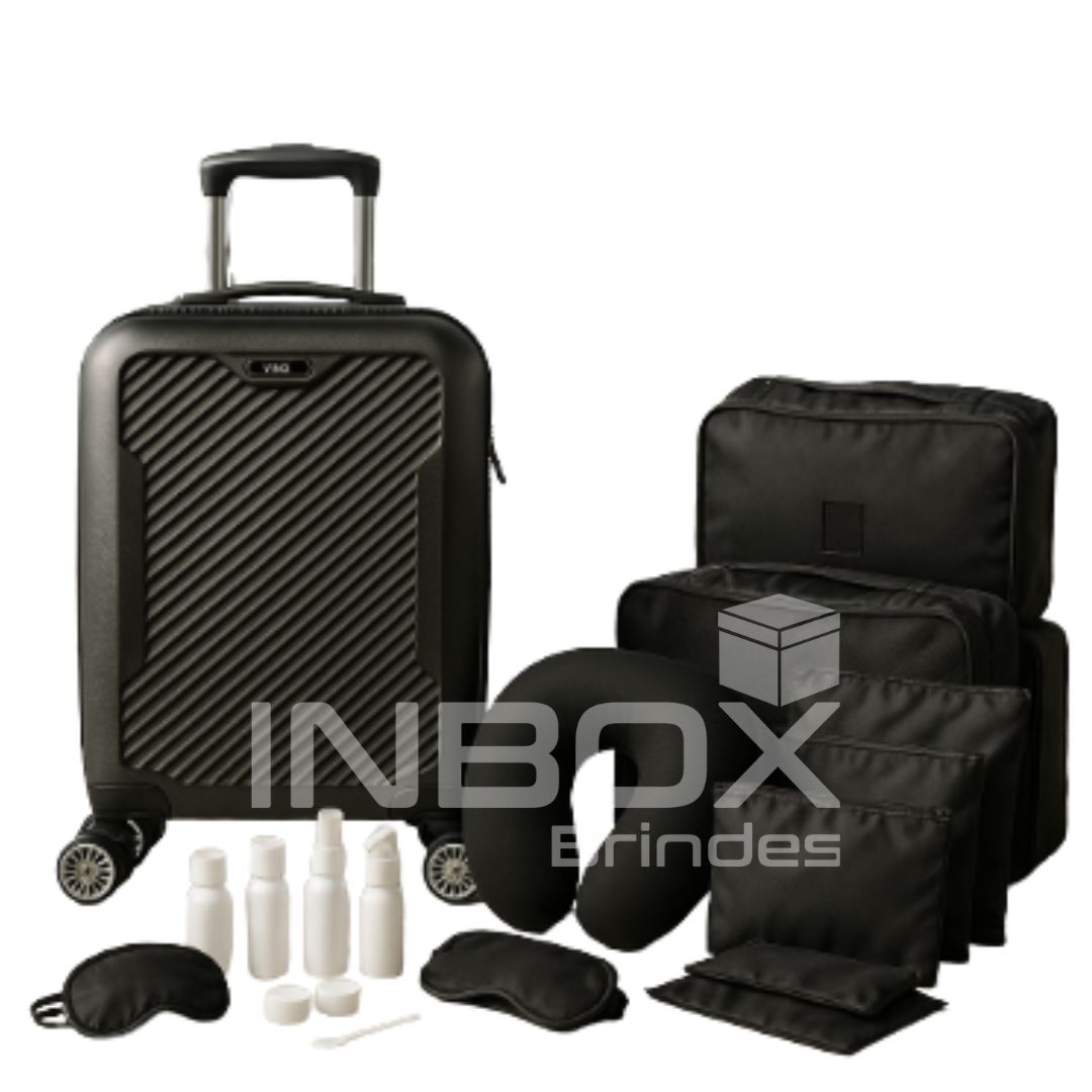 Kit viagem com mala com roda dupla - 2