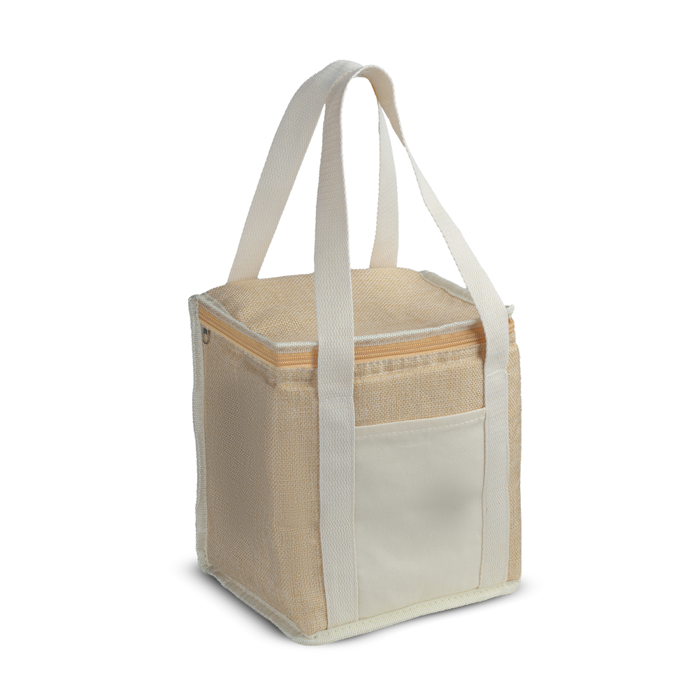 Bolsa térmica em algodão e juta sintética 5l - 2