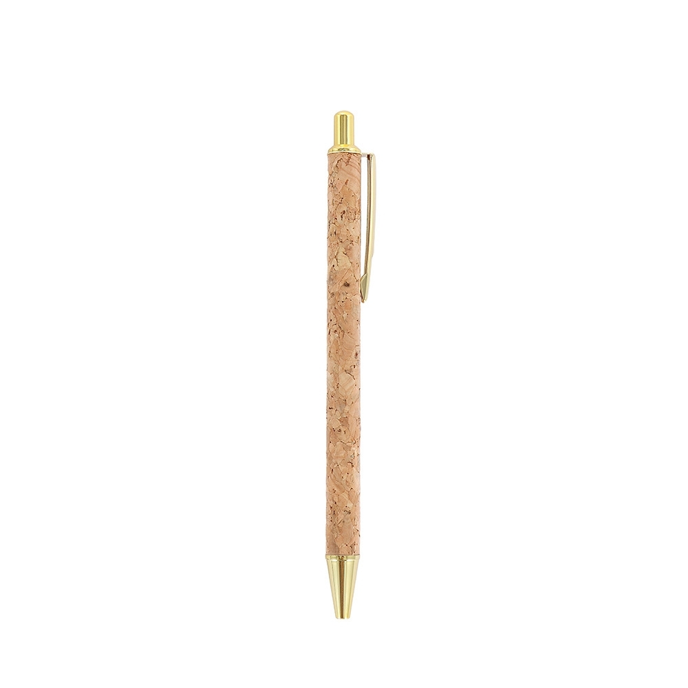 Caneta de metal e cortiça - 3