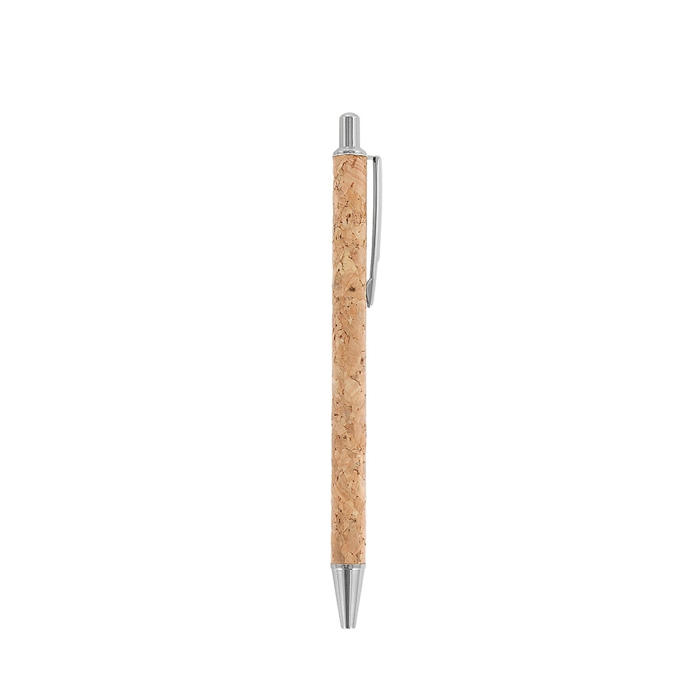 Caneta de metal e cortiça - 4