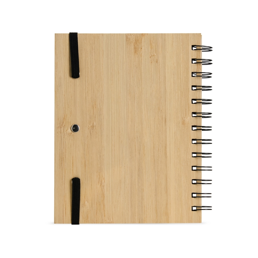 Caderno de papelão e caneta com pauta 18x14 - 3