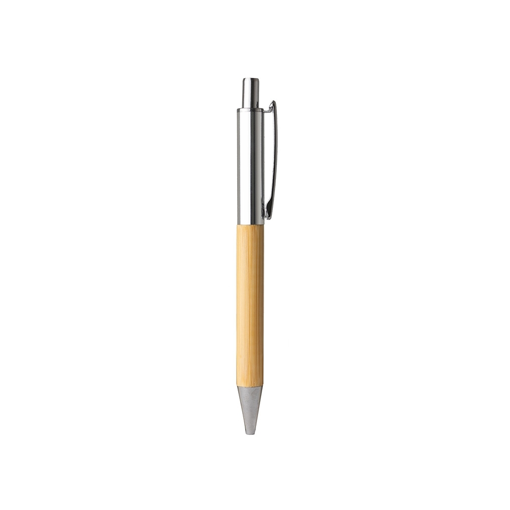 Caneta metal e bambu - 3