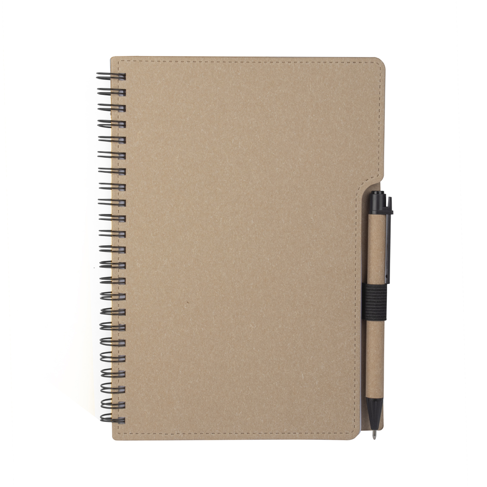 Caderno com pauta e caneta 20x14 - 2