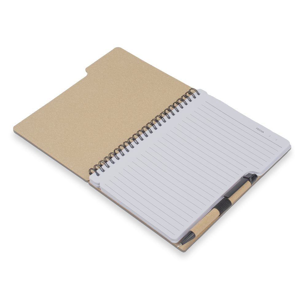 Caderno com pauta e caneta 20x14 - 4