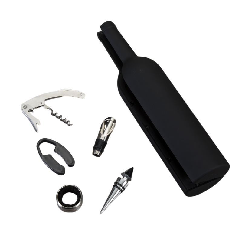 Kit vinho garrafa 5 peças - 2