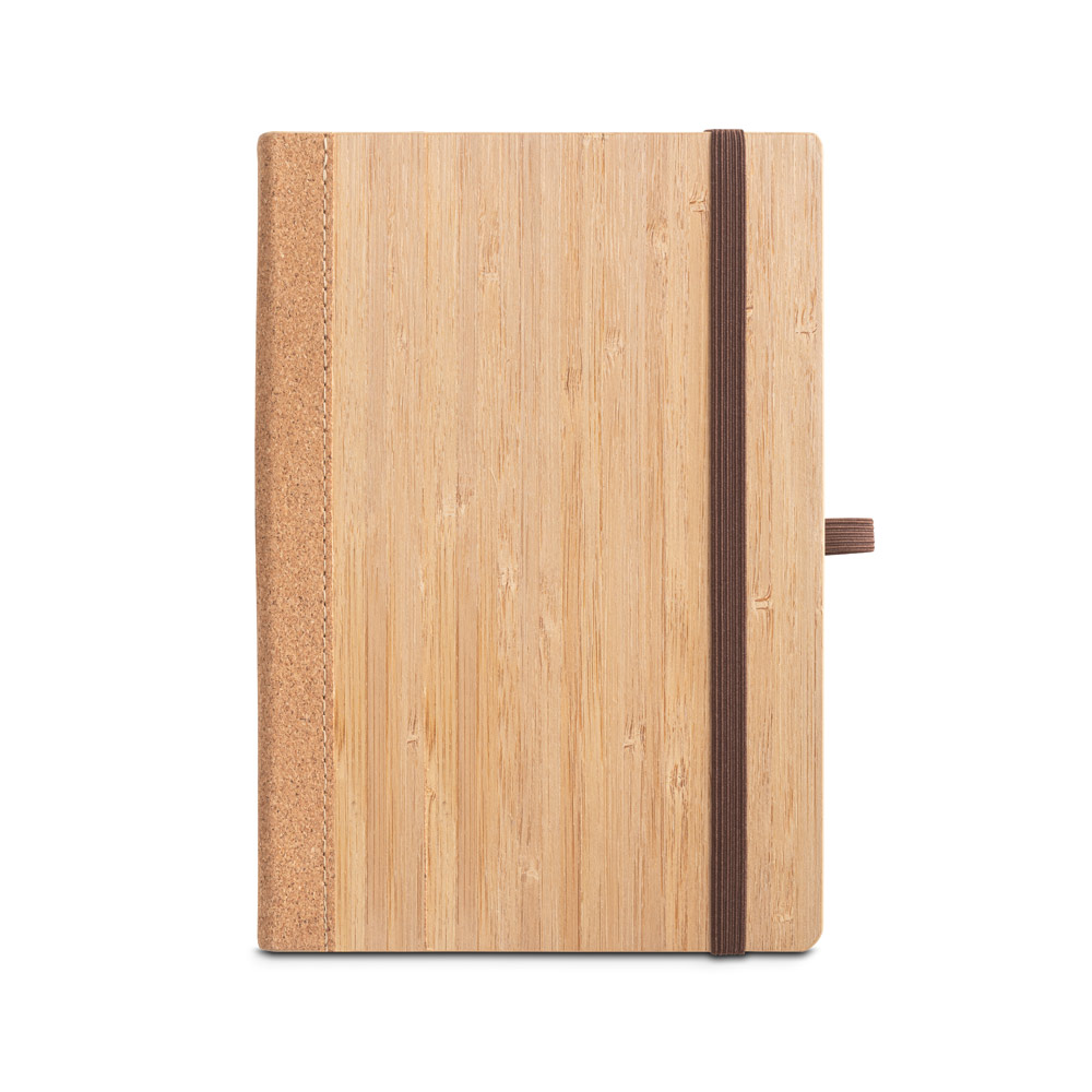 Caderno de bambu com pauta 21x14 - 2