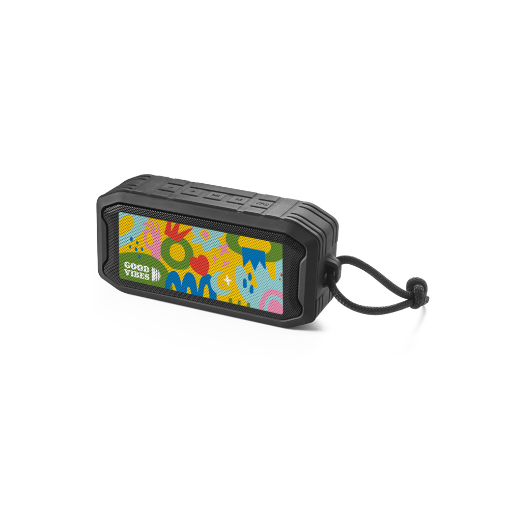 Caixa de som portátil com microfone à prova de água - 4