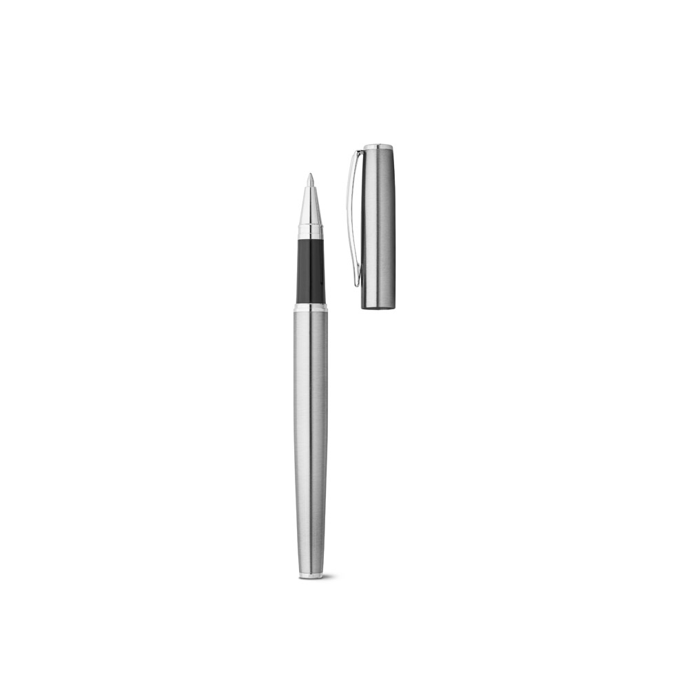 Conjunto de roller e esferográfica em aço inox - 2