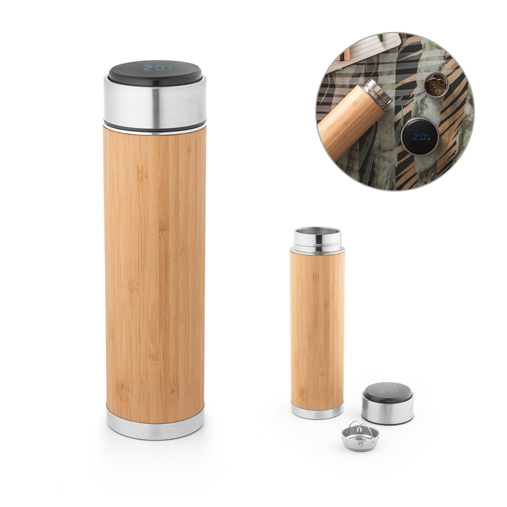 Squeeze térmico em  bambu 430ml - 2