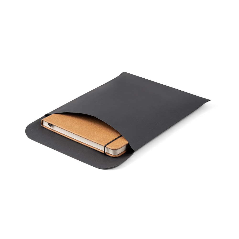 Caderno em couro reciclado com pauta 21x14 - 4