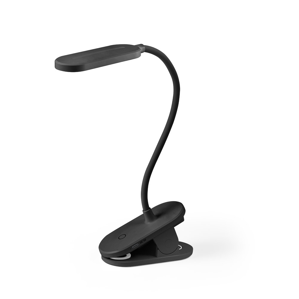 Luminária de mesa portátil em abs 65% reciclado com 140 lumen - 2