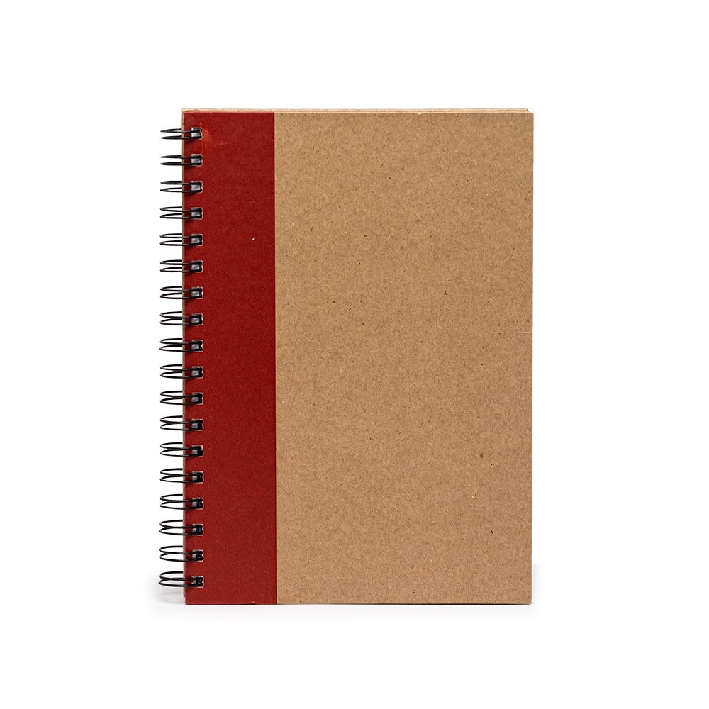 Caderno capa kraft com pauta 23x17 - 2