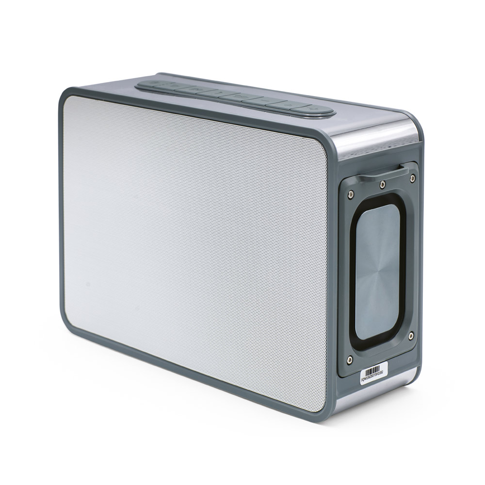 Caixa de som em abs com microfone - 2