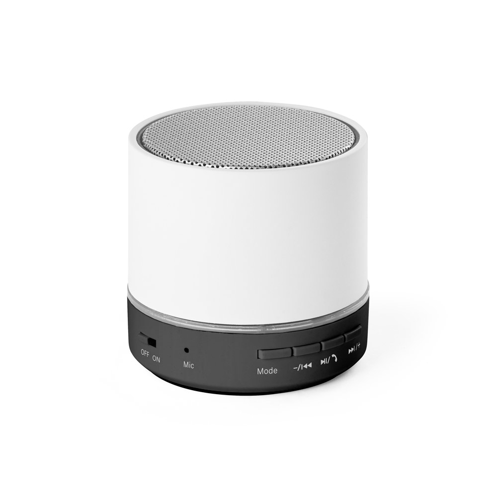 Caixa de som portátil em abs com microfone - 3