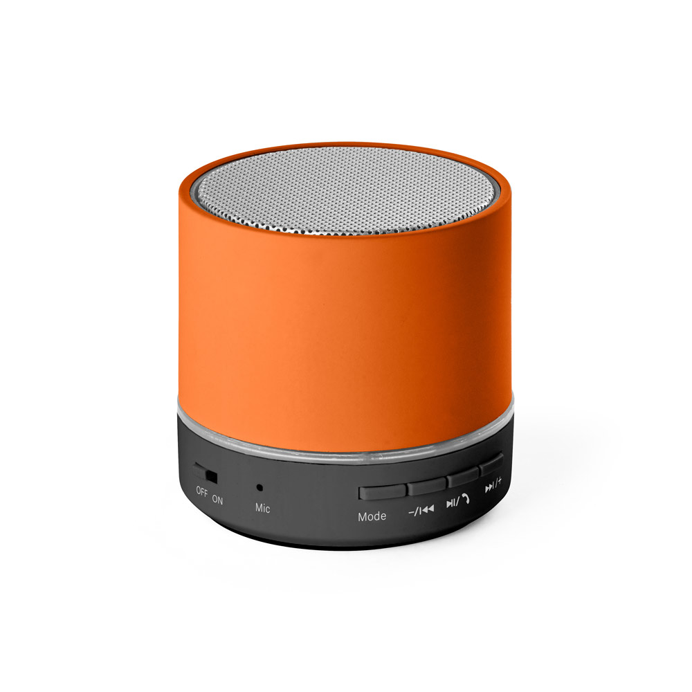 Caixa de som portátil em abs com microfone - 4